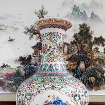 Bình hoa dây họa tiết Tứ Quý